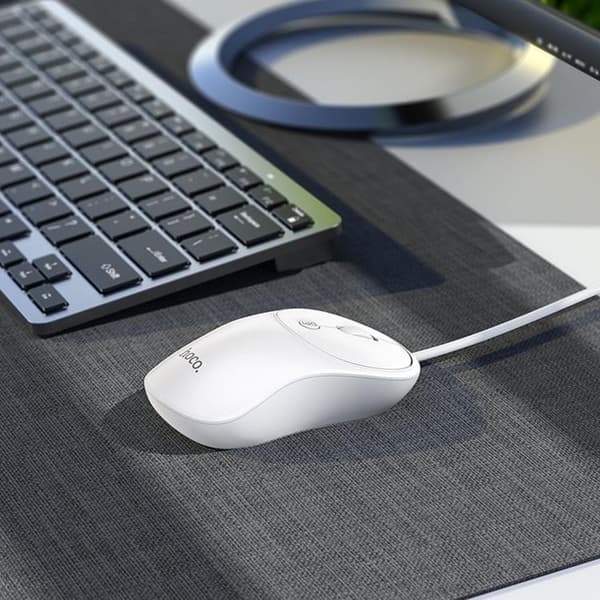 Hoco Kablet Mus USB-A 1.5 m GM13 - Hvid