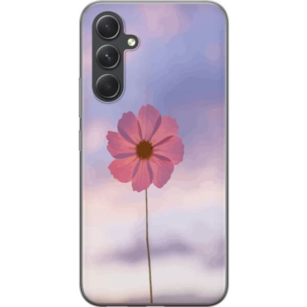 Mobilskal till Samsung Galaxy S24 med Rosa blomma