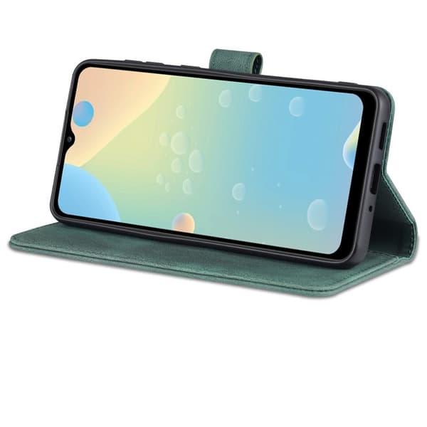 AZNS Samsung Galaxy A33 5G Plånboksfodral i Konstläder - Grön