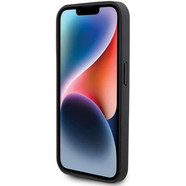 BMW Mobilskal till iPhone 15 Pro Max Läder Hot Stamp - Svart Svart