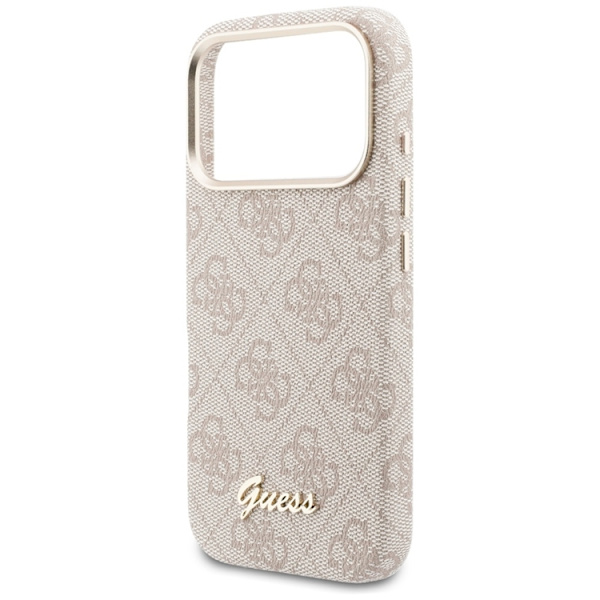 Guess  Mobilskal För iPhone 17 Pro Max MagSafe 4G Script - Rosa Rosa