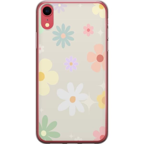 Mobilskal till Apple iPhone XR med fejdande blommor