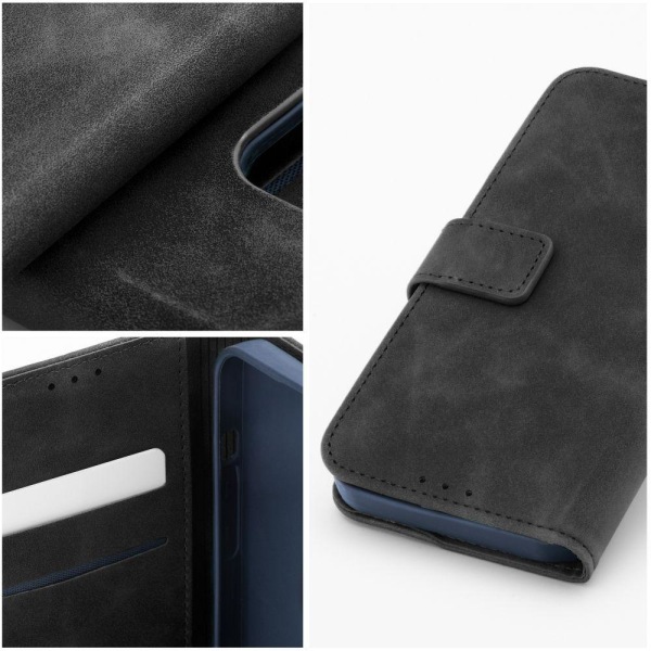 Galaxy A32 5G Wallet Case Forcell Tender - musta