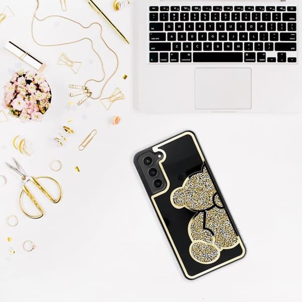 Telefontaske til Galaxy A36 5G Bamse - Guld Guld