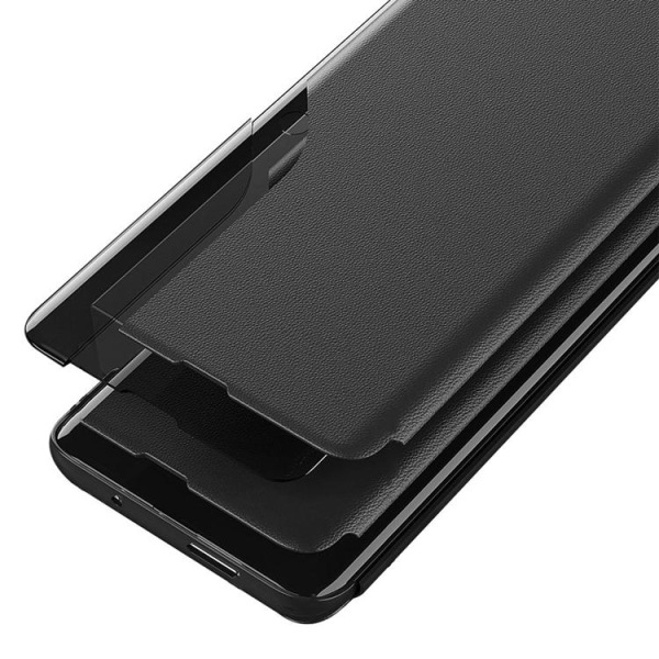 Xiaomi Redmi Note 11/11S mobiilikotelo Eco Leather View - musta