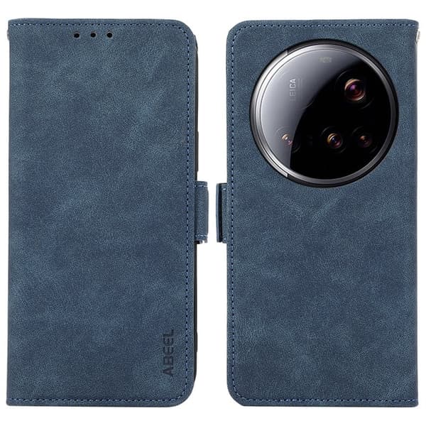 ABEEL Xiaomi 15 Ultra Plånboksfodral Konstläder Ställ Blå