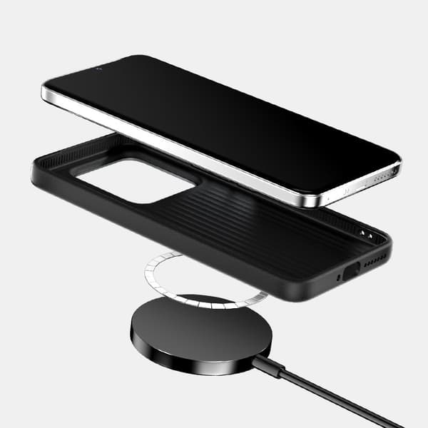 ABEEL Mobilskal till Xiaomi 15 Pro PC TPU Aluminium PU Läder - Textur 1