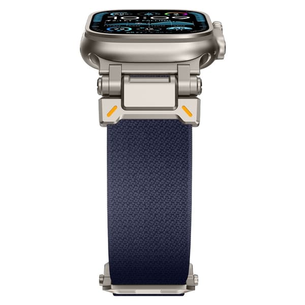 Apple Watch 42/44/45/46/49mm Armband Nylon - Blå Blå