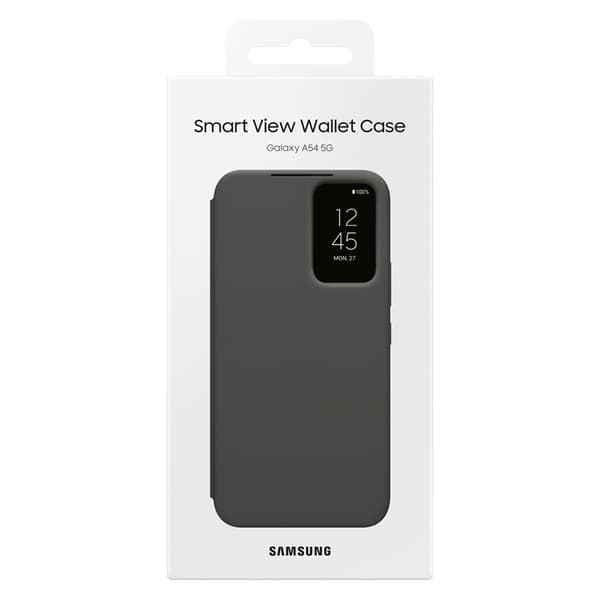 Samsung Galaxy A54 5G Plånboksfodral Smart View Wallet - Svart Svart