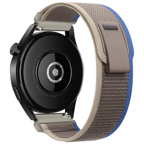 Galaxy Watch 6 (40mm) ranneke Hoco Nylon - Harmaa/Sininen