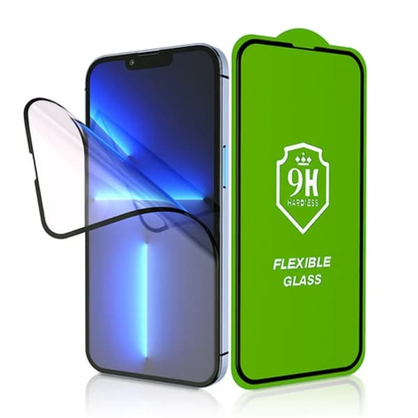 Bestsuit Xiaomi Redmi Note 14 Flexibel Hybrid Glas Full Glue Svart