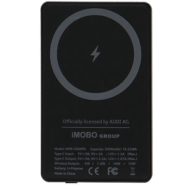 PITAKA Qi2 MagSafe Powerbank 5000mAh 15W Aramid Fiber - Svart