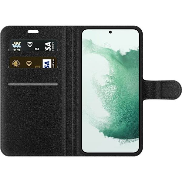 Plånboksfodral till Samsung Galaxy S22 5G med Leopard Bow