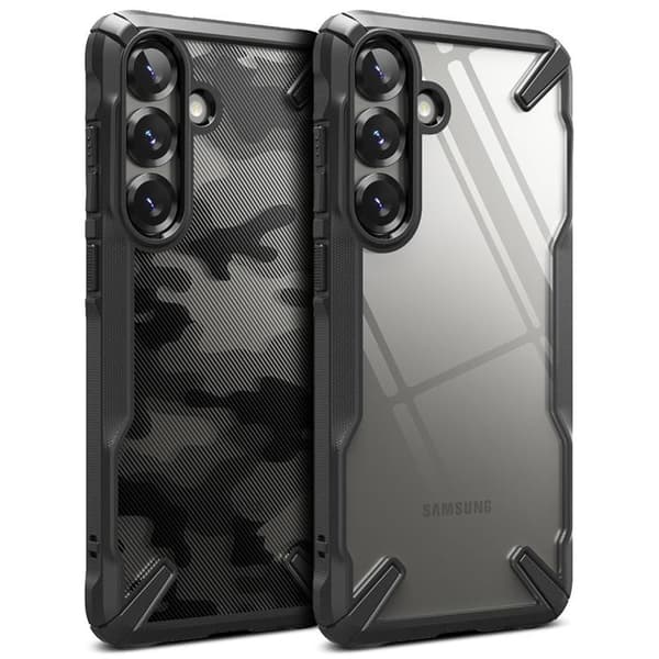 Ringke Telefontaske til Galaxy S25 Plus Fusion X - Camo Sort Svart