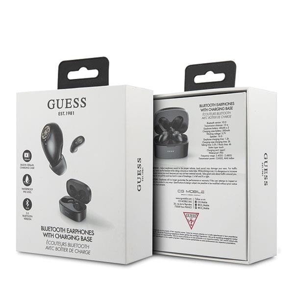Guess TWS Bluetooth Trådlös Hörlurar - Svart Svart