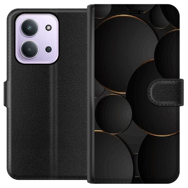 Plånboksfodral till Xiaomi Redmi 15C med Lyxig Cirklar