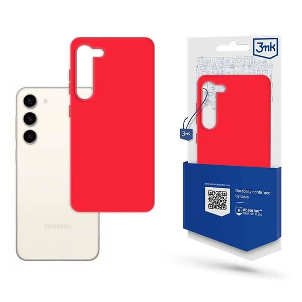 3MK Galaxy S23 Plus Skal Matte Lovage - Röd R