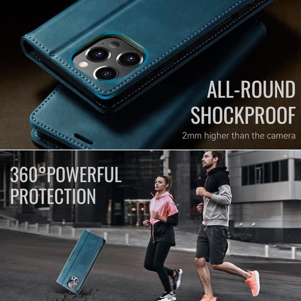 CASEME 033 Mobilskal till iPhone 12 Pro Max RFID Blocker Grön