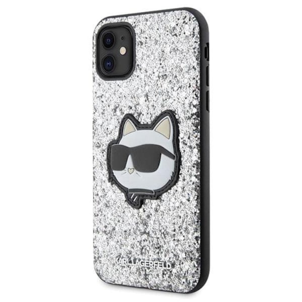 Karl Lagerfeld iPhone 11/XR Mobilskal Glitter Choupette Patch