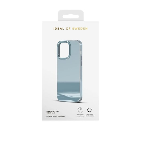 iDeal of Sweden iPhone 15 Pro Max Mobilskal Clear - Mirror Himmelsblå