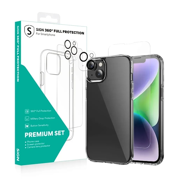 Sign iPhone 15 Plus 360 Komplett Skyddspaket