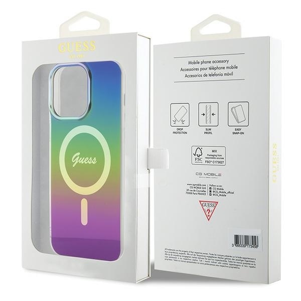 Guess Mobilskal till iPhone 15 Pro Max MagSafe MagSafe IML Iridescent