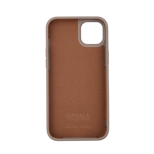Onsala Mobilskal till iPhone 14/13 Silikon - Summer Sand Beige