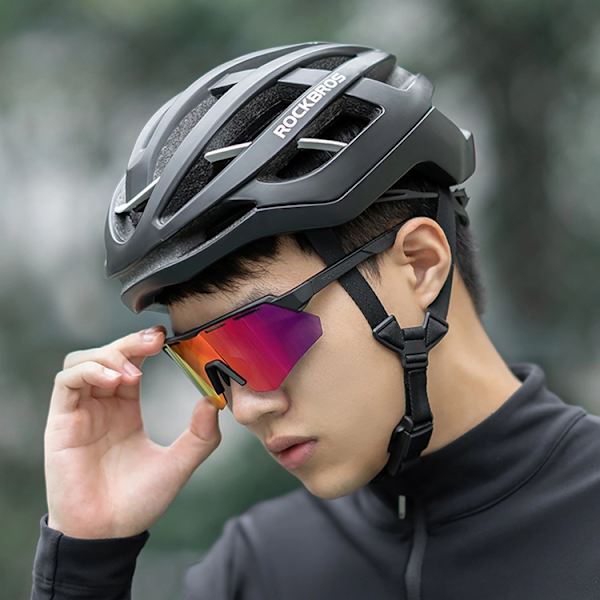 Rockbros Polariserade Cykelglasögon med UV-skydd - Grå Grå