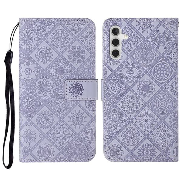 Plånboksfodral för Samsung Galaxy S26 Plus Konstläder - Lila