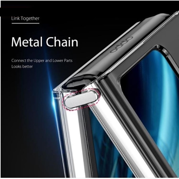 Dux Ducis Oppo Find N2 Flip Mobilskal Clin - Clear