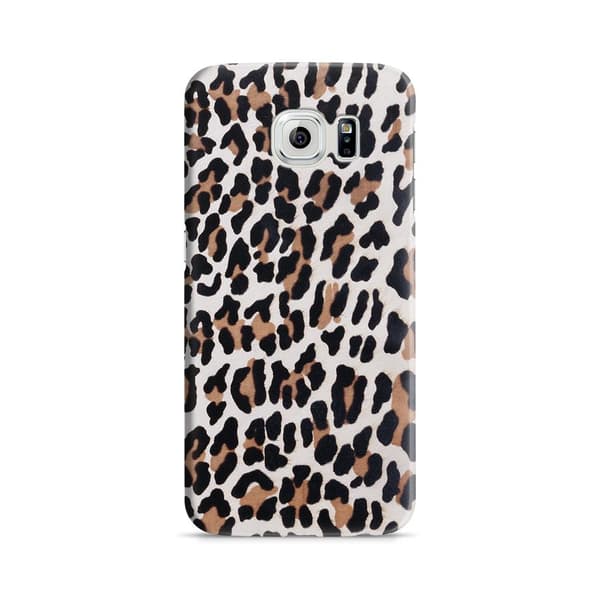 Skal till Samsung Galaxy S6 - Leopard oljefärg