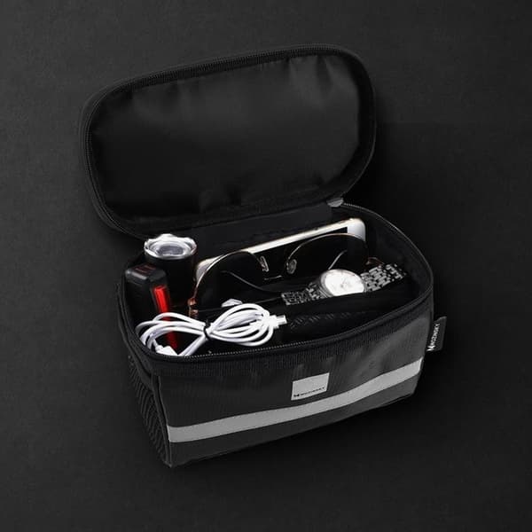 Wozinsky Cykelstyretaske 2L - Sort Black