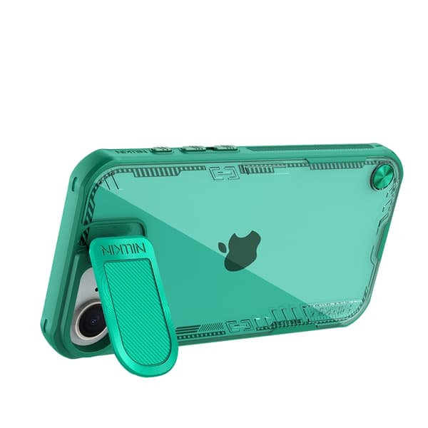 Nillkin Mobilskal till iPhone 16e Iceblade Prop med lins - Grön Grön