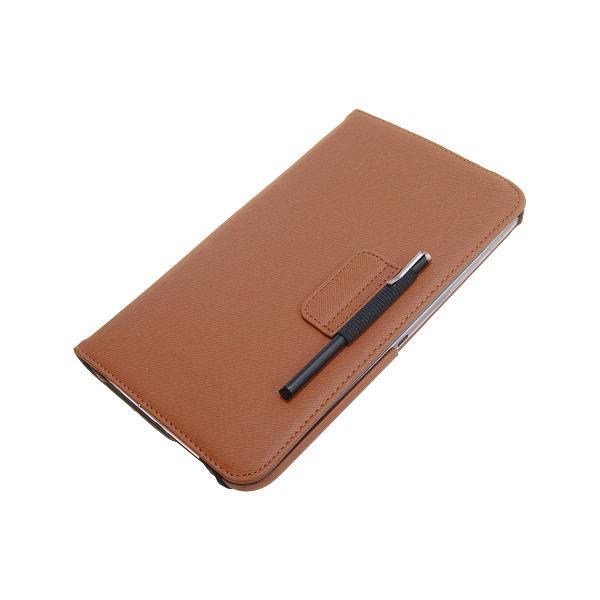 Denim Rotating Armor Case til Samsung Galaxy Tab 3 7.0 (brun Brown