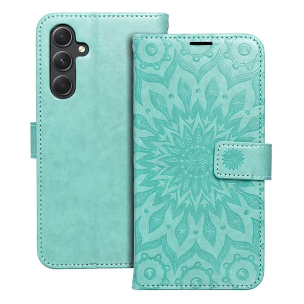 MEZZO plånboksfodral för Samsung A54 5G mandala grön Grön