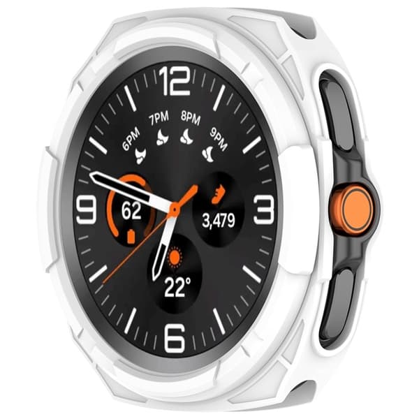 Galaxy Watch 8 Classic (46mm) Skal Hollow Design - Vit Vit
