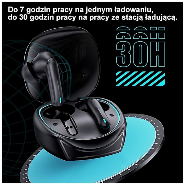 USAMS XJ13 ENC Bluetooth Hovedtelefoner 5.3 TWS - Sort