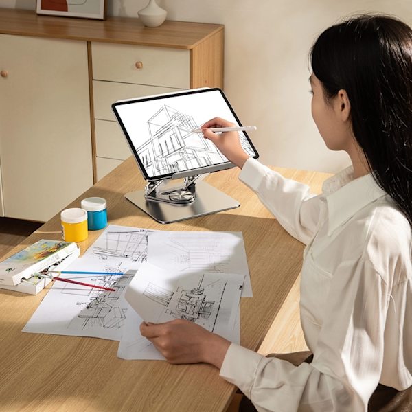 Wozinsky WRS-CPY84SS Ställ För Bärbar Dator Aluminium - Silver