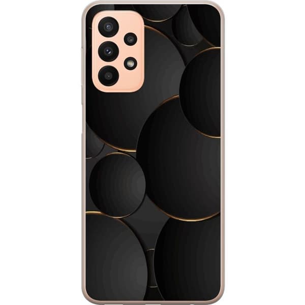 Telefontaske til Samsung Galaxy A23 med luksus cirkler