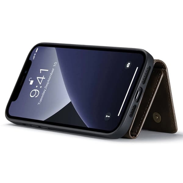 DG.MING M1 Series Mobilskal till iPhone 14 Pro Max 2-i-1 Brun
