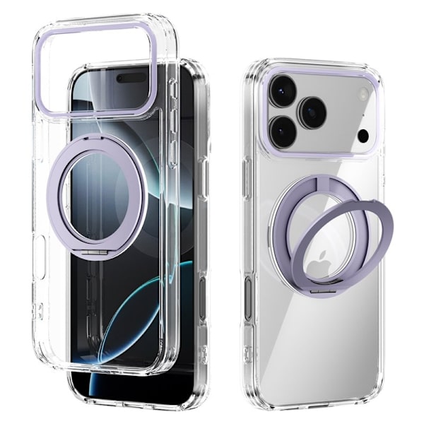 ABEEL Q-LUCK Mobilskal till iPhone 17 Pro Max Shockproof Lila