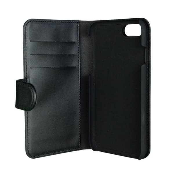 GEAR Pungeetui med magnetcover til iPhone 7/8/SE 2020 - Sort Black