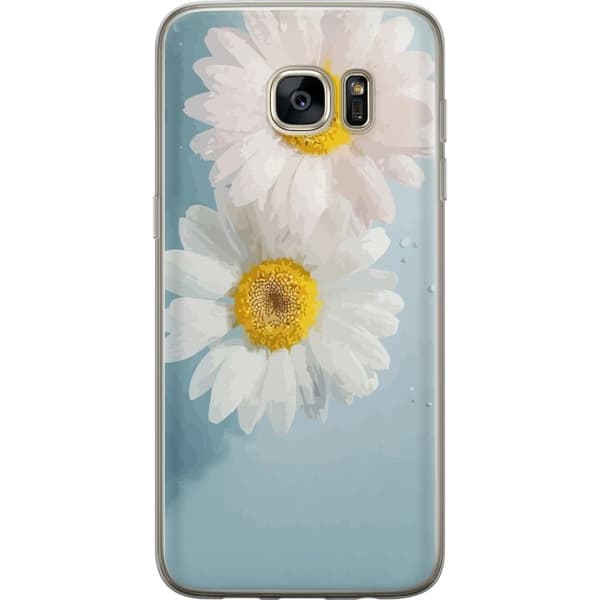 Mobilcover til Samsung Galaxy S7 edge med Sommerblomster