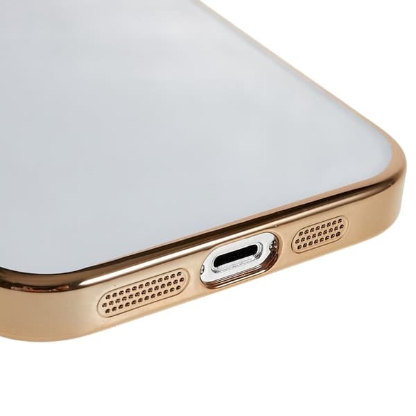 X-LEVEL Mobilskal till iPhone 13 Pro TPU+PC Guld med Kameralinsskydd