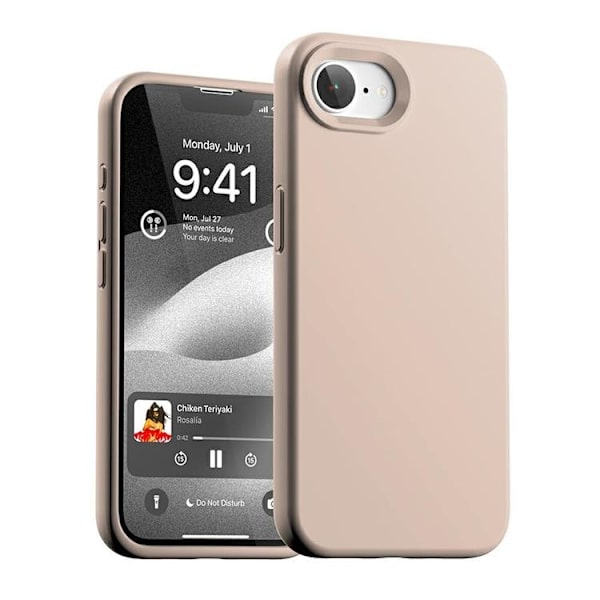 Mercury Mobilskal till iPhone 16e Silikon - Rosa Sand Rosa