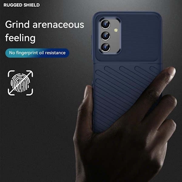 Thunder Twill Skal Galaxy A13 4G - Blå