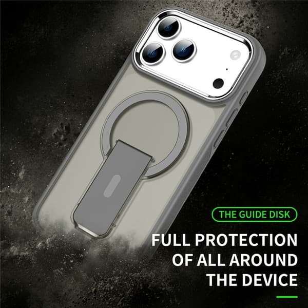 Mobilskal till iPhone 17 Pro MagSafe PC+TPU med Kickstand - Blå Blå