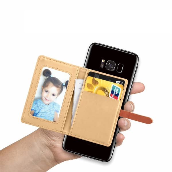 Skiferkortholder til smartphones - Sort Black
