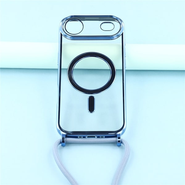 Mobilskal till iPhone Air MagSafe Electroplating Edge TPU - Blå Blå