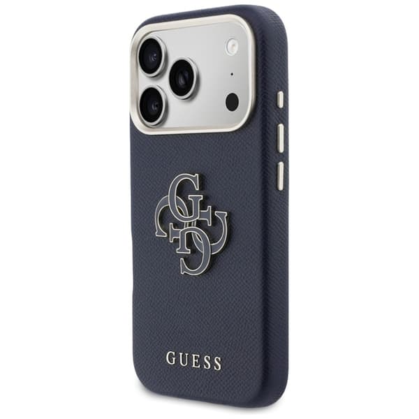 Guess Mobilcover iPhone 17 Pro FW Resin Logo - Blå Blå